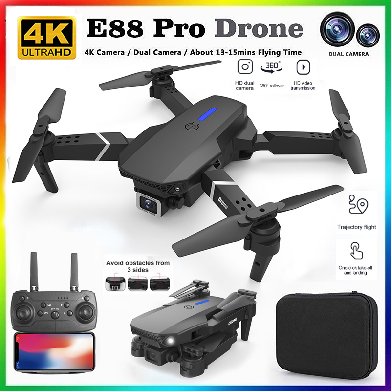 Drone Rc Foldable - 2026 신형 E88 프로페셔널 HD 4K