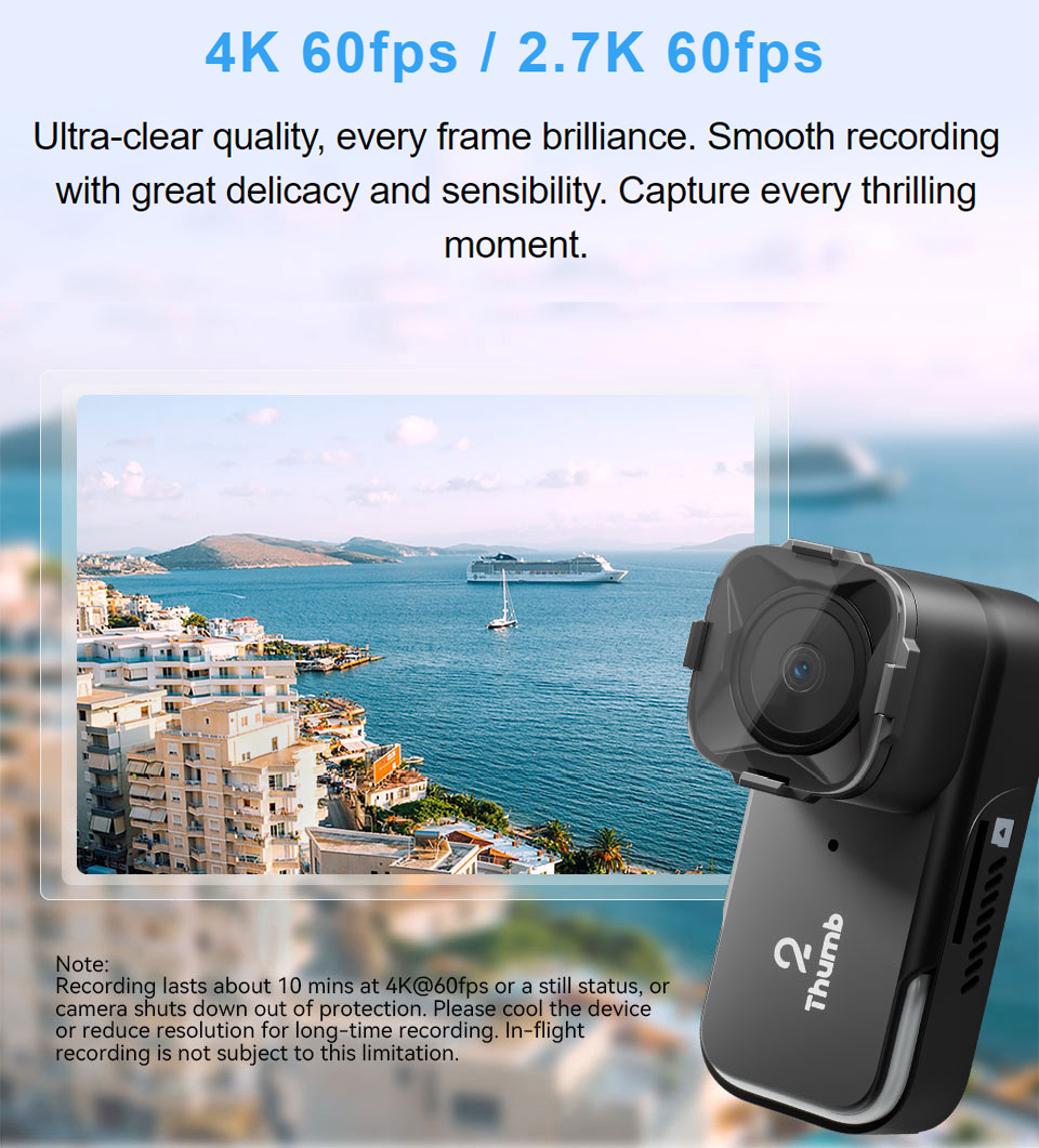 Fpv Drone Camera - 새로운 버전 RunCam Thumb 2 4K