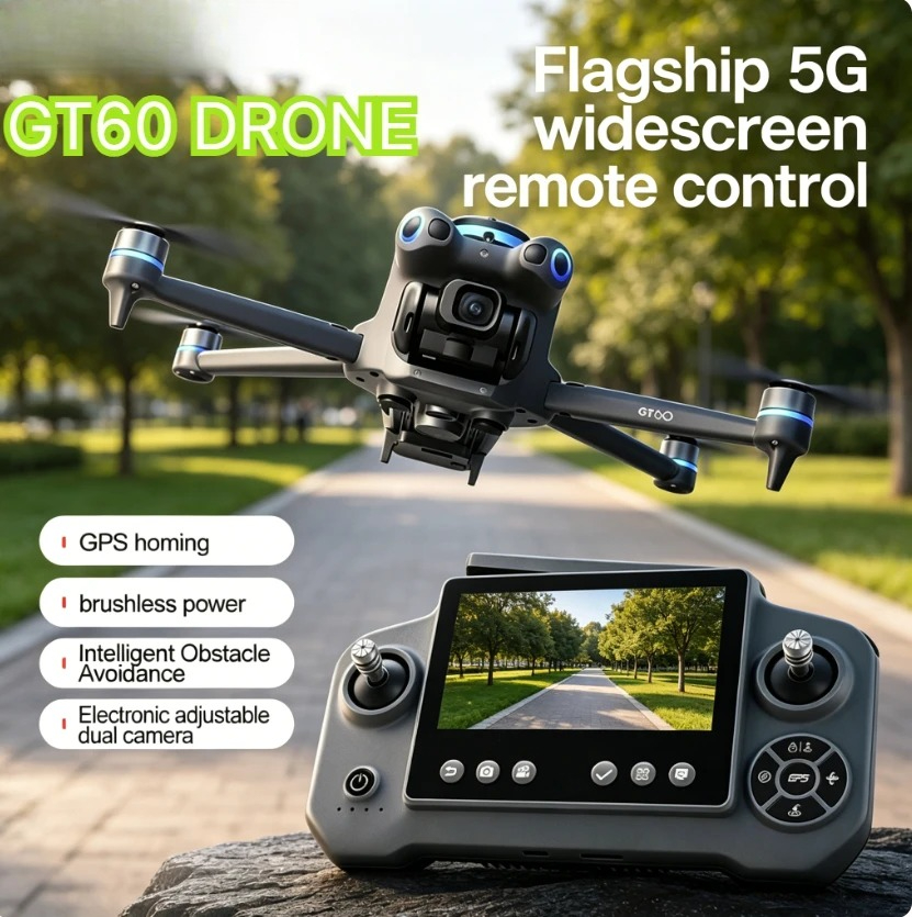 Drone Ls Rc - 오리지널 GT60 GPS 접이식 RC 쿼드콥터