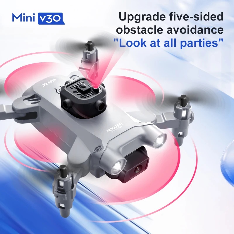 미니 V30 WiFi 4K HD 듀얼 카메라 장애물 회 - Drone Rc Foldable 리뷰 및 가격