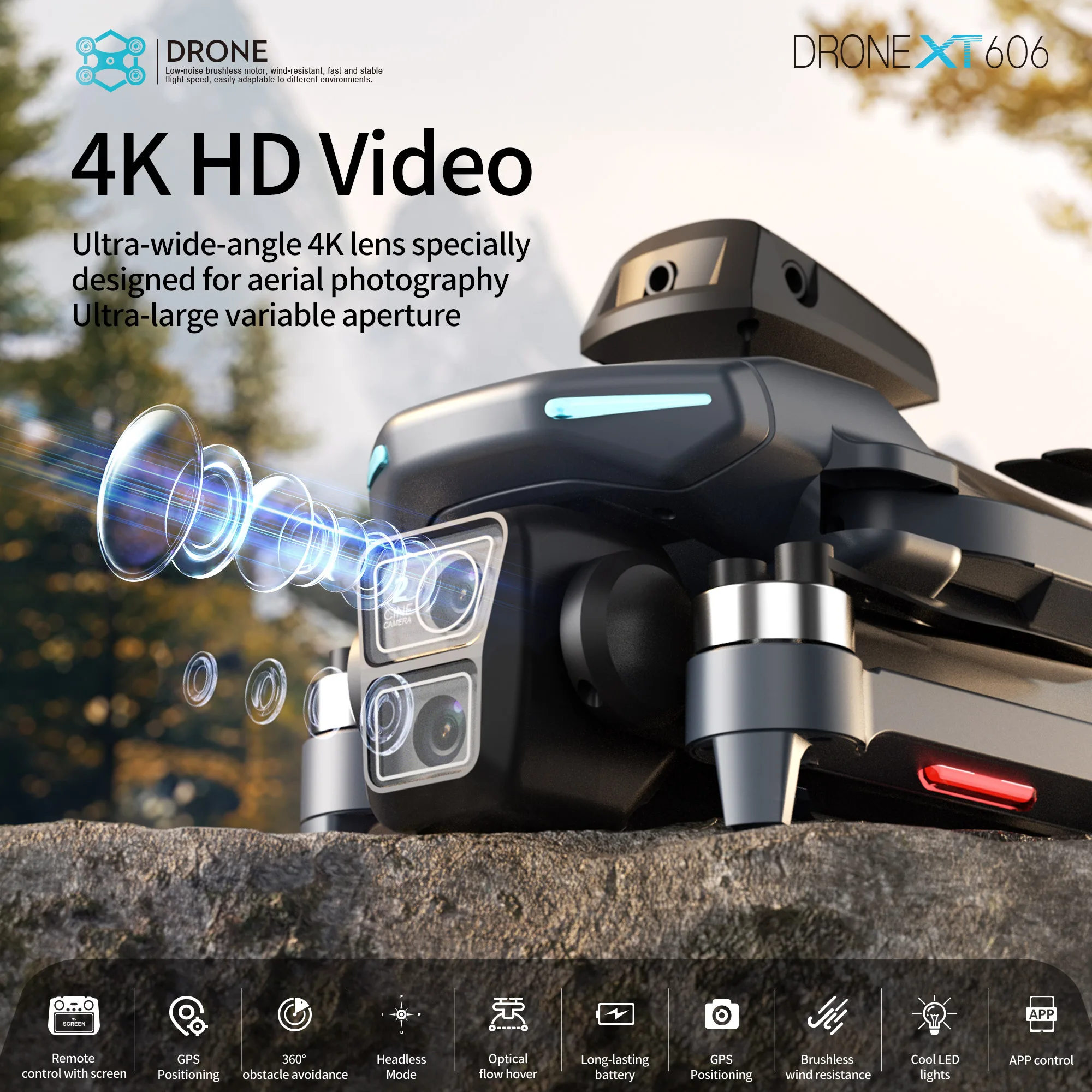 오리지널 XT606 드론 전문가용 8K HD 카메라 5 - Drone Ls Rc 리뷰 및 가격