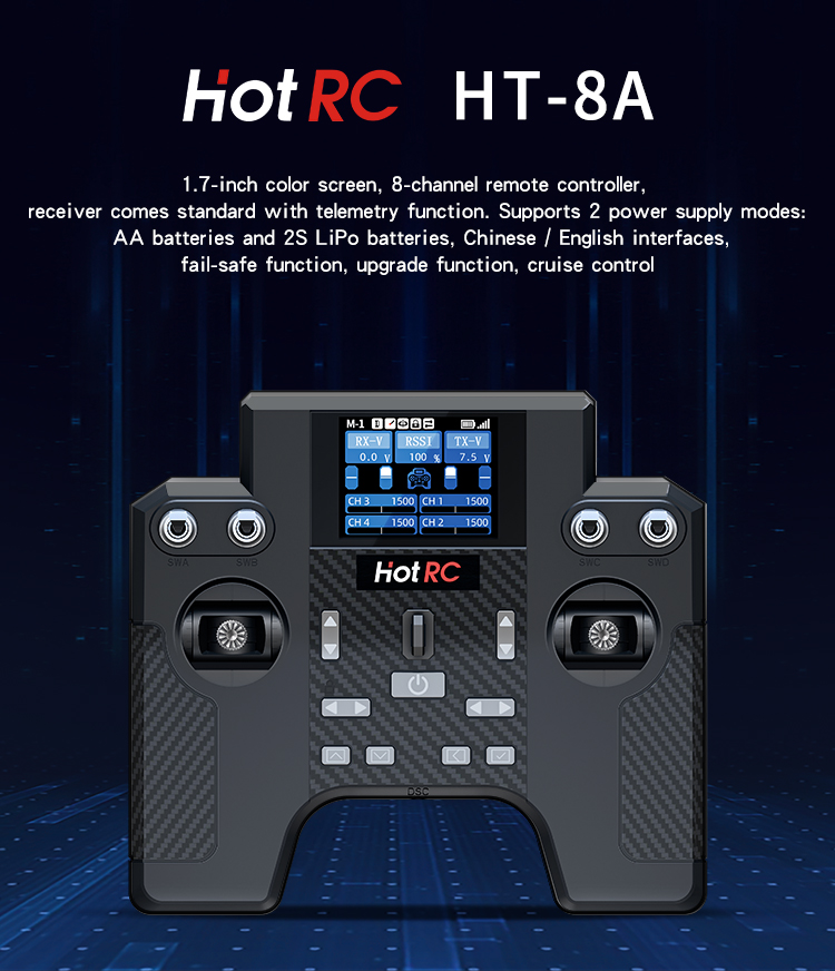 HotRC HT-8A 2.4G 8CH 송신기 HT8A  - Drone Motor Rc Car 리뷰 및 가격