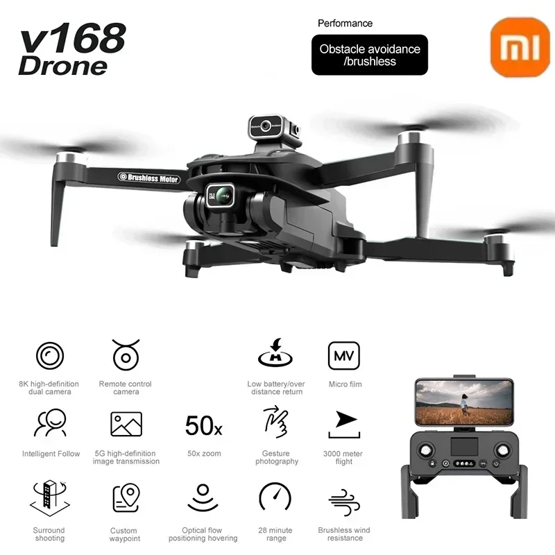 오리지널 V168 GPS 드론 전문가용 8K HD 항공 - Drone Ls Rc 리뷰 및 가격