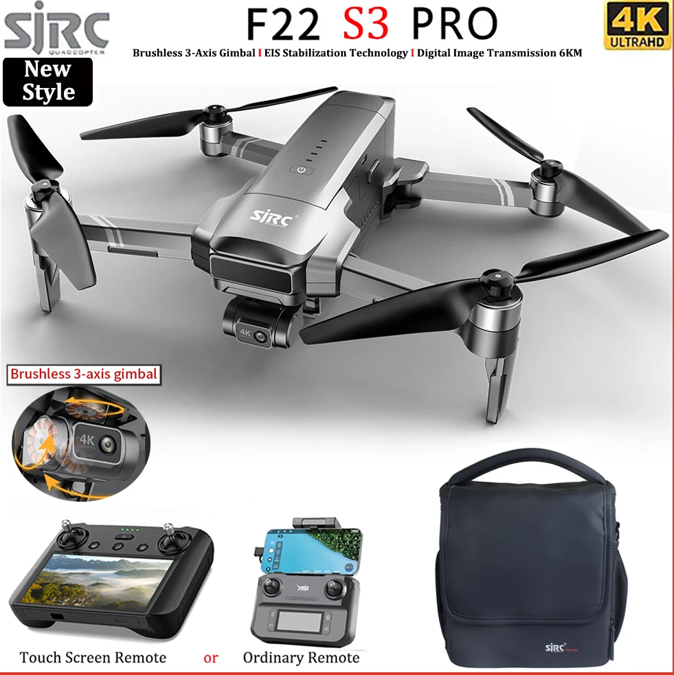 SJRC F22 S3 PRO 드론 4K HD 카메라 3 - Drone F22 Rc 리뷰 및 가격