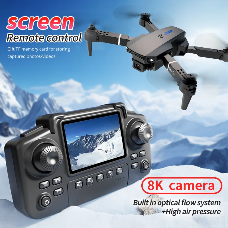 전문 E88 프로 드론 스크린 8K HD 카메라 WiF - Drone Rc Bolide 리뷰 및 가격