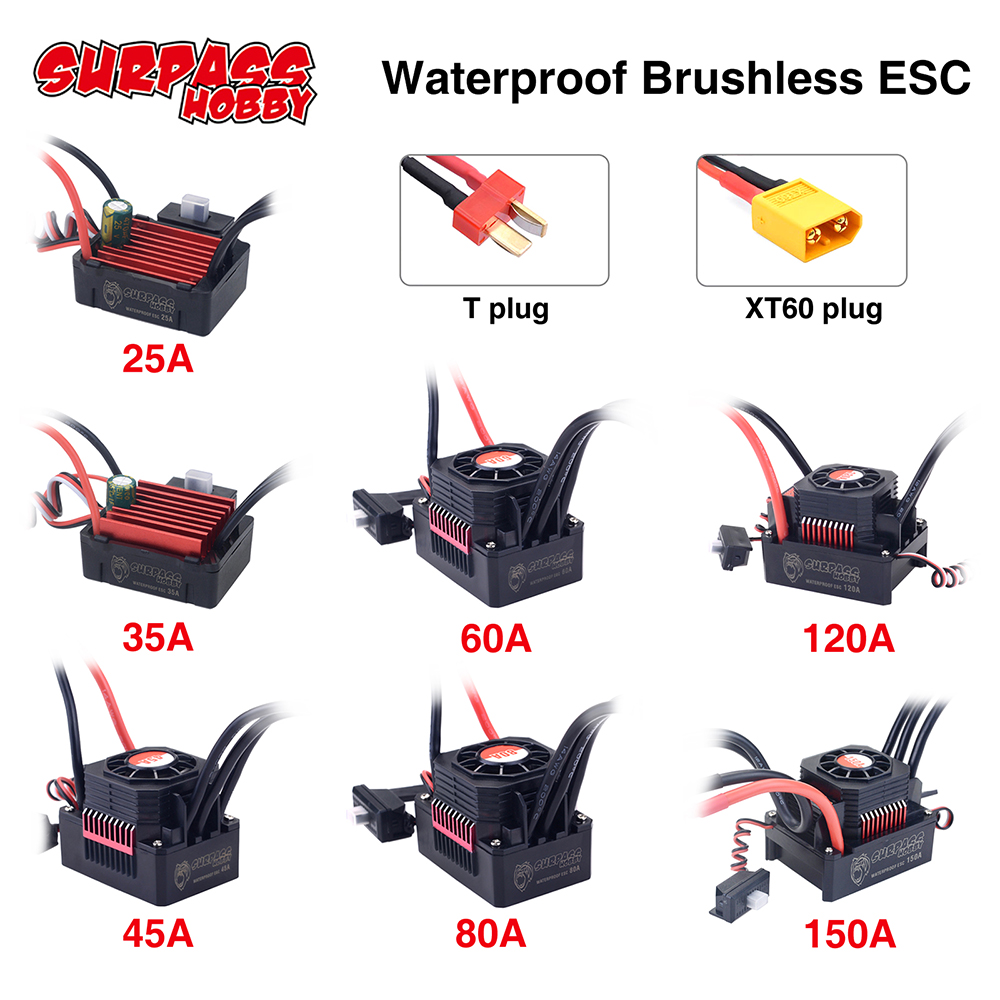SURPASSHOBBY ESC 150A 80A 120A - Drone Motor Rc Car 리뷰 및 가격