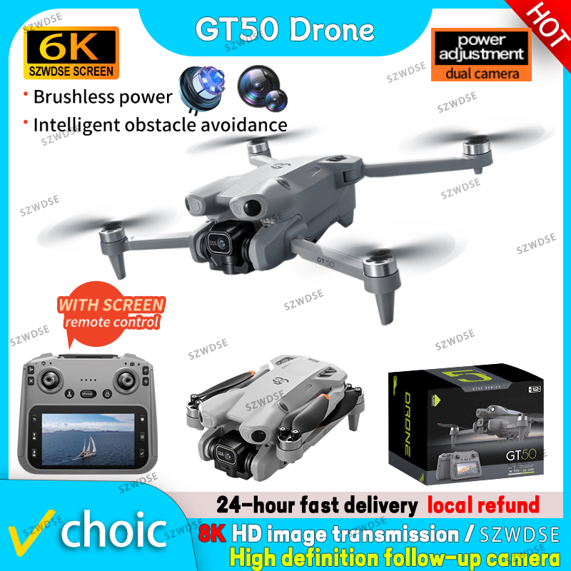 NEW GT50 PRO 미니 5 프로 RC 드론 8K  - Drone Rc Gt50 리뷰 및 가격