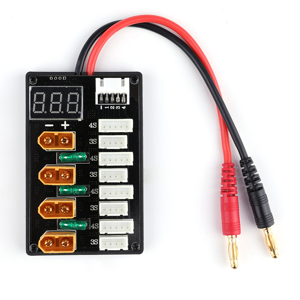 XT60 플러그 3S 4S Lipo 배터리 병렬 충전  - Lipo Parallel Charging Board 리뷰 및 가격