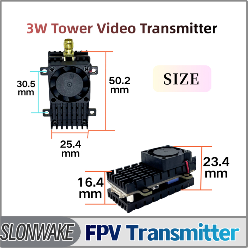 SLONWAKE 5.8G 3000mW 시뮬레이션 VTX - Drone Rc1 리뷰 및 가격